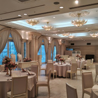 選べる披露宴会。エレベーター扉が開いた時に感動した会場。