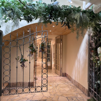 披露宴会場Ducap入り口