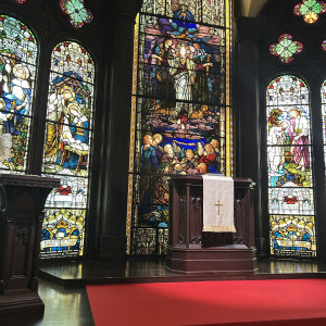 ステンドグラスがとても素敵で感動しました。|788138さんのセント・ラファエロチャペル御堂筋の写真(2623869)