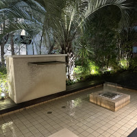 披露宴会場の庭