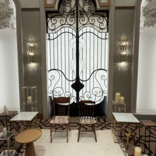 新郎新婦が座るところです。