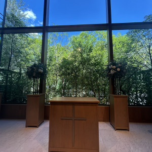 綺麗な緑が見えます|788171さんのヒルサイドクラブ迎賓館(八王子)/テイクアンドギヴ・ニーズウェディングの写真(2624067)