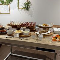 ウェルカムパーティの食事