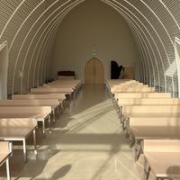 チャペルの新郎新婦側からの景色