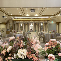 披露宴会場です