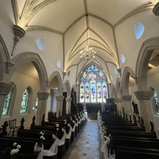 バージンロードが素敵でした