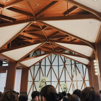 チャペルの天井が素敵でした