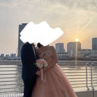 式場テラスにて