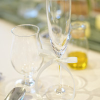 乾杯のグラスコーディネート