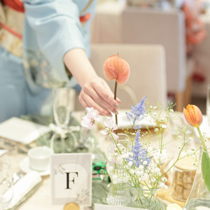 フラワービュッフェ|788367さんのAILE d'ANGE NAGOYA（エル・ダンジュ ナゴヤ）の写真(2624989)