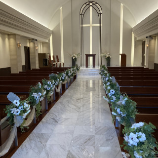 チャペル入り口からの写真