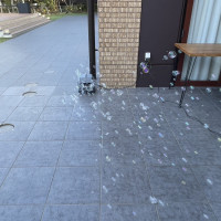 シャボン玉の演出