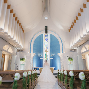 ブルーに白が映えます|788492さんのホテルニューオータニ幕張の写真(2625986)