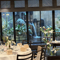 小さな滝がありました