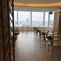 入場したらスカイツリーがみえます