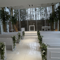 緑がたくさん見える会場でした。