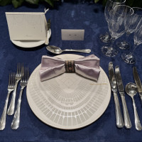 お皿が東京ドームの中の絵でした