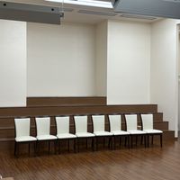 写真室、広く親族みんなで取れます