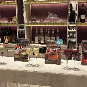 挙式と披露宴の間にするパーティー会場でのドリンク|788500さんのアルタビスタガーデンの写真(2639972)