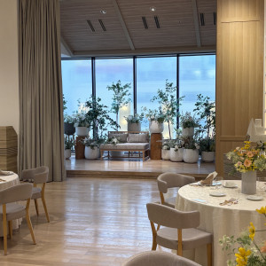 披露宴会場にフォトスポット|788500さんのアルカンシエル横浜 luxemariage(アルカンシエルグループ)の写真(2638530)