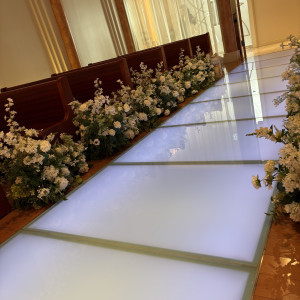 チャペルの床の色が7色に変わります|788500さんのホテルオークラ東京ベイの写真(2637431)