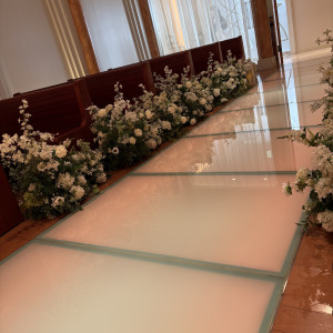 チャペルの床の色が7色に変わります|788500さんのホテルオークラ東京ベイの写真(2637433)