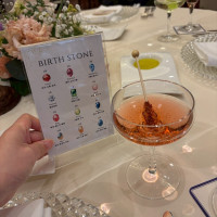 ウェルカムドリンクで、ロックキャンディを使用しました