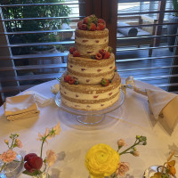 ウェディングケーキがとても可愛かったです♡