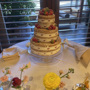 ウェディングケーキがとても可愛かったです♡|788521さんのオリエンタルホテル 神戸・旧居留地の写真(2625937)