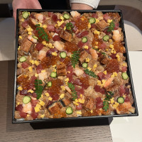 ちらし寿司でケーキ入刀も可能