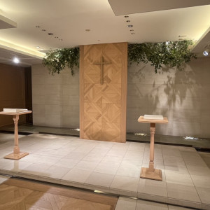 式場1。十字架外せるそうなのでキリスト式以外の人も気にならな|788555さんの品川プリンスホテルの写真(2626146)