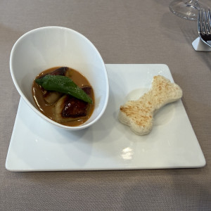 フォアグラ。ソースは特製の味噌味|788587さんのTHE CLASSICA BAY RESORT (ザ クラシカ ベイリゾート)の写真(2627416)