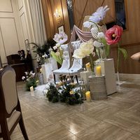 新郎新婦の席の様子です