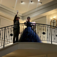 お色直し後の登場は大階段から