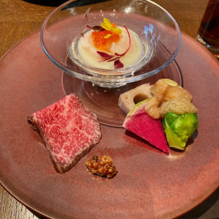 見学時のコース料理試食