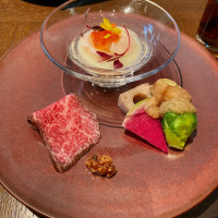 見学時のコース料理試食