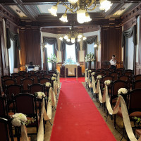 挙式会場入口からの写真