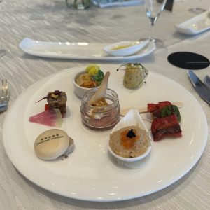 前菜がとてもオシャレで美味しかった|788756さんのノートルダム神戸/FIVESTAR WEDDINGの写真(2626721)