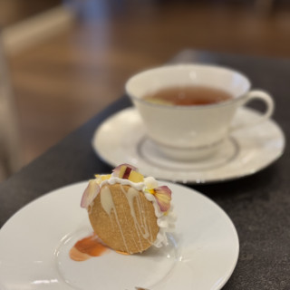 見学前にいただいたウェルカムスイーツ