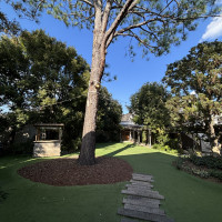 チャペルの出口から見た景色