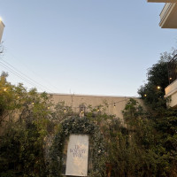 ガーデン、披露宴会場からみえる