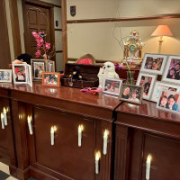 披露宴会場前受付