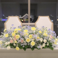 披露宴
新郎新婦席