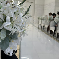 チャペルでの花嫁まち