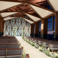 天井が高いチャペルが素敵でした