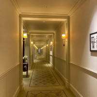 宿泊ホテルの廊下