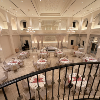 披露宴会場が2つある内の1つです。