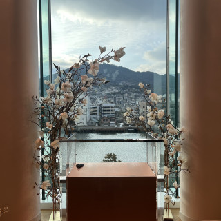 長崎の海が見えました!