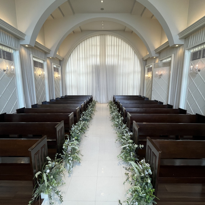 チャペル外の景色も〇