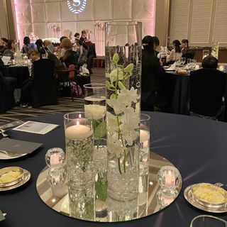 THE CLUB Fujiにて ゲストテーブル装花